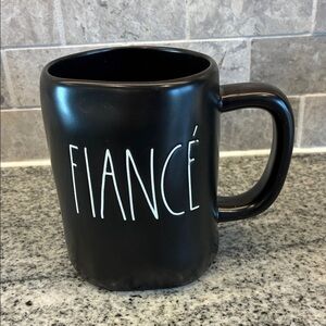 Rae Dunn Black Fiancé Mug